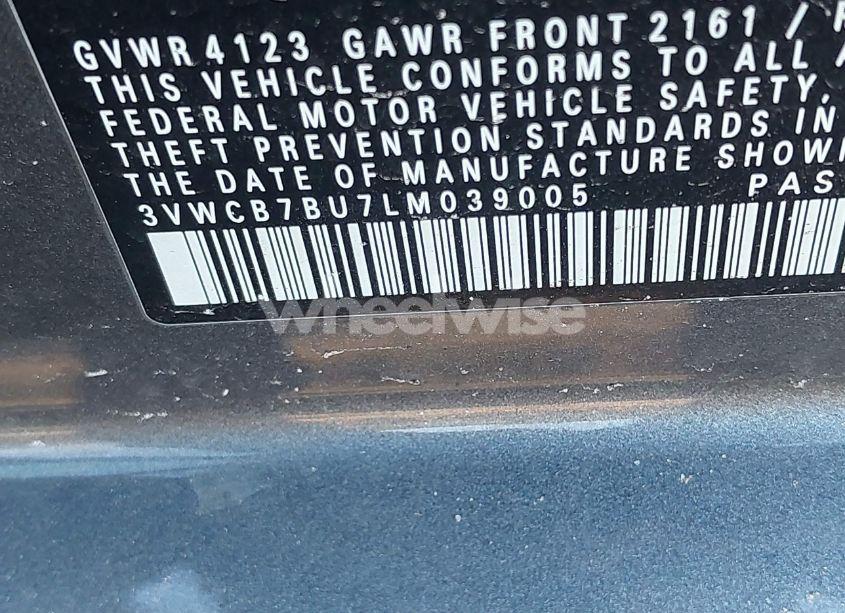 Photo 9 of 2020 Volkswagen Jetta 1.4T R-LINE/1.4T S/1.4T SE (VIN 3VWCB7BU7LM039005)