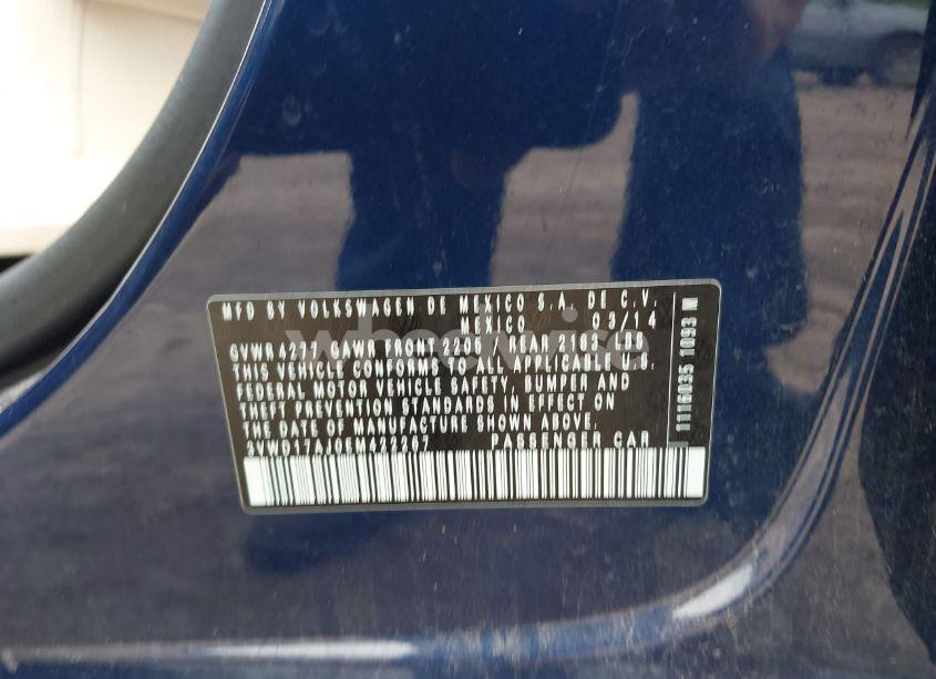 Photo 9 of 2014 Volkswagen Jetta 1.8T SE (VIN 3VWD17AJ0EM422267)