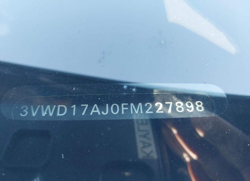 Photo 9 of 2015 Volkswagen Jetta 1.8T SPORT (VIN 3VWD17AJ0FM227898)