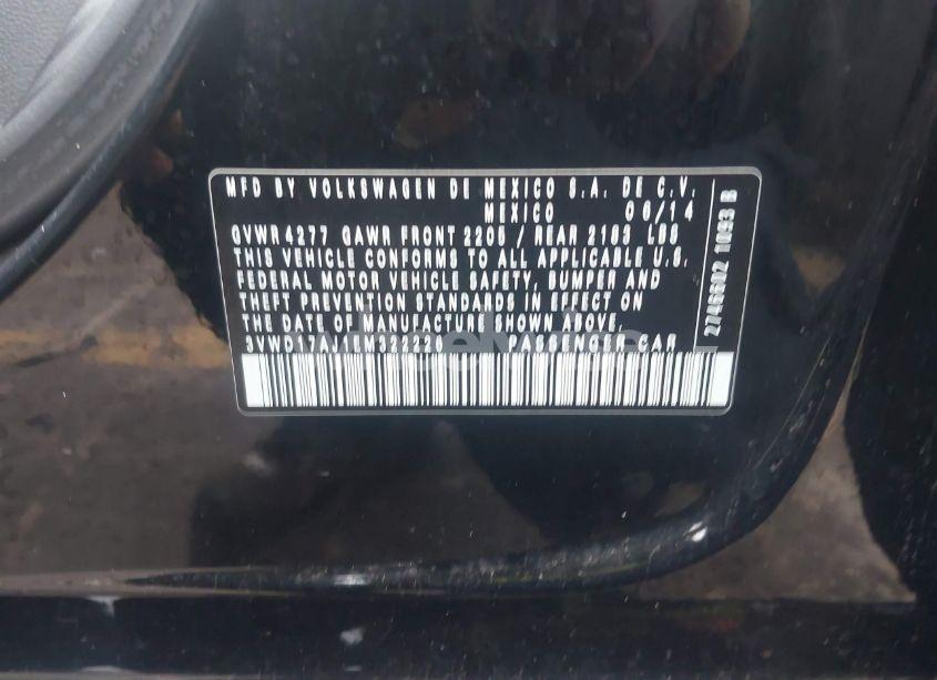 Photo 9 of 2014 Volkswagen Jetta SE (VIN 3VWD17AJ1EM322226)