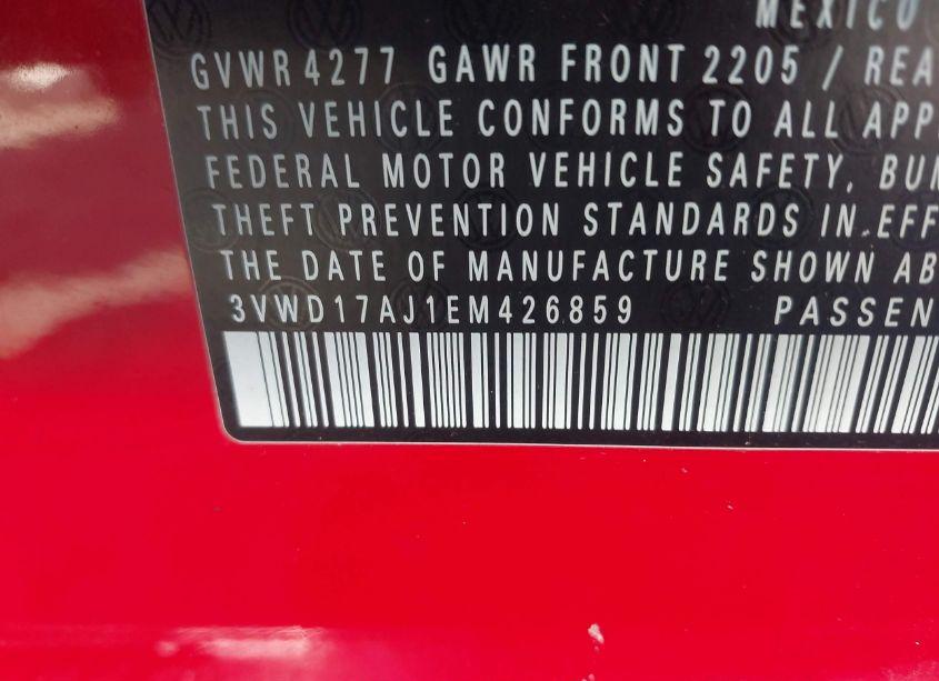 Photo 9 of 2014 Volkswagen Jetta 1.8T SE (VIN 3VWD17AJ1EM426859)