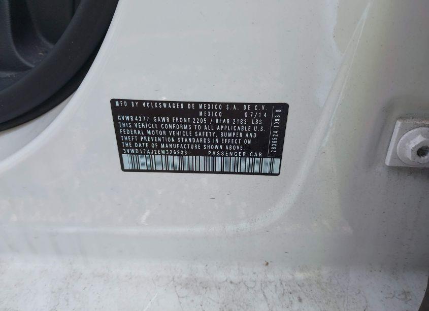 Photo 9 of 2014 Volkswagen Jetta 1.8T SE (VIN 3VWD17AJ2EM326933)