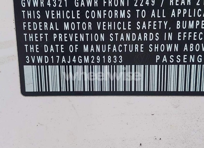 Photo 9 of 2016 Volkswagen Jetta 1.8T SPORT (VIN 3VWD17AJ4GM291833)