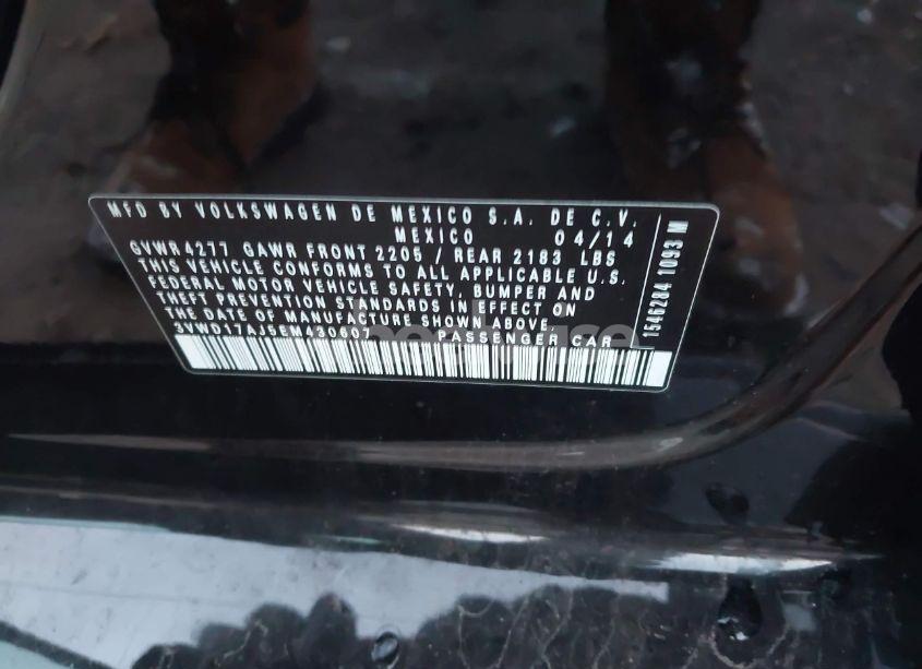 Photo 9 of 2014 Volkswagen Jetta 1.8T SE (VIN 3VWD17AJ5EM430607)