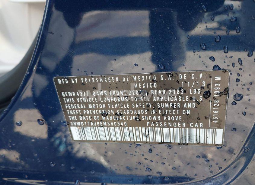 Photo 9 of 2014 Volkswagen Jetta 1.8T SE (VIN 3VWD17AJ6EM390540)