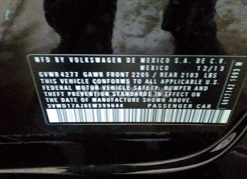 Photo 9 of 2014 Volkswagen Jetta 1.8T SE (VIN 3VWD17AJ8EM399644)