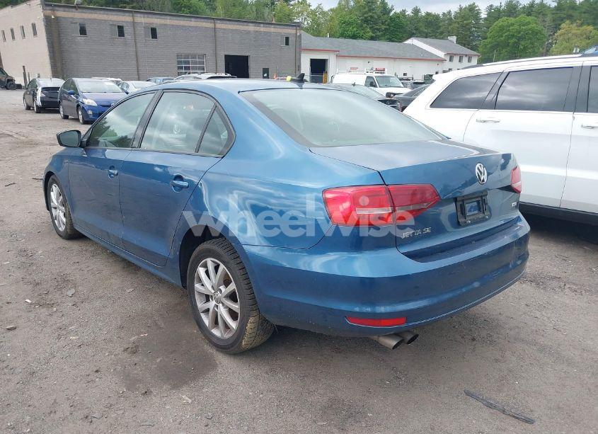Photo 3 of 2015 Volkswagen Jetta 1.8T SE (VIN 3VWD17AJ8FM287279)