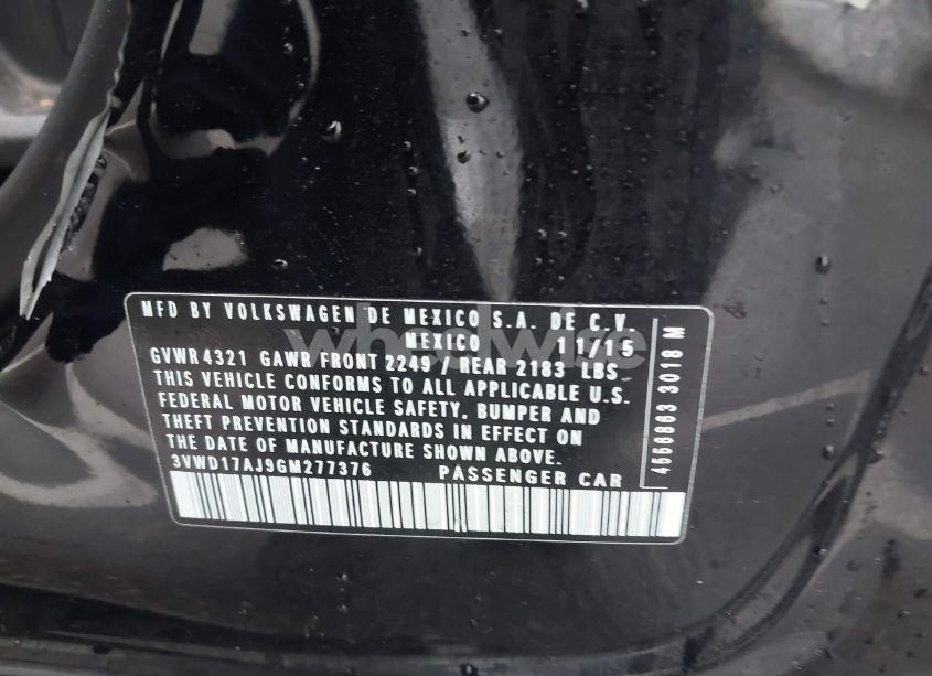 Photo 9 of 2016 Volkswagen Jetta 1.8T SPORT (VIN 3VWD17AJ9GM277376)