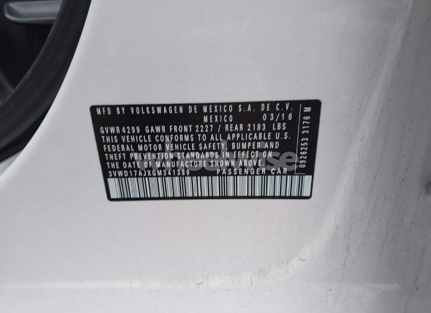 Photo 9 of 2016 Volkswagen Jetta 1.8T SPORT (VIN 3VWD17AJXGM341389)