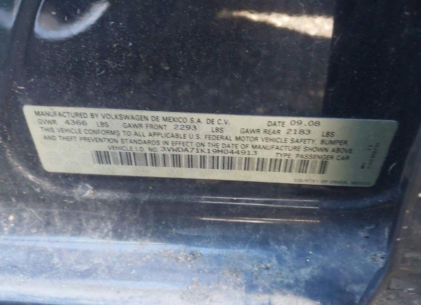 Photo 9 of 2009 Volkswagen Gli (VIN 3VWDA71K19M044913)