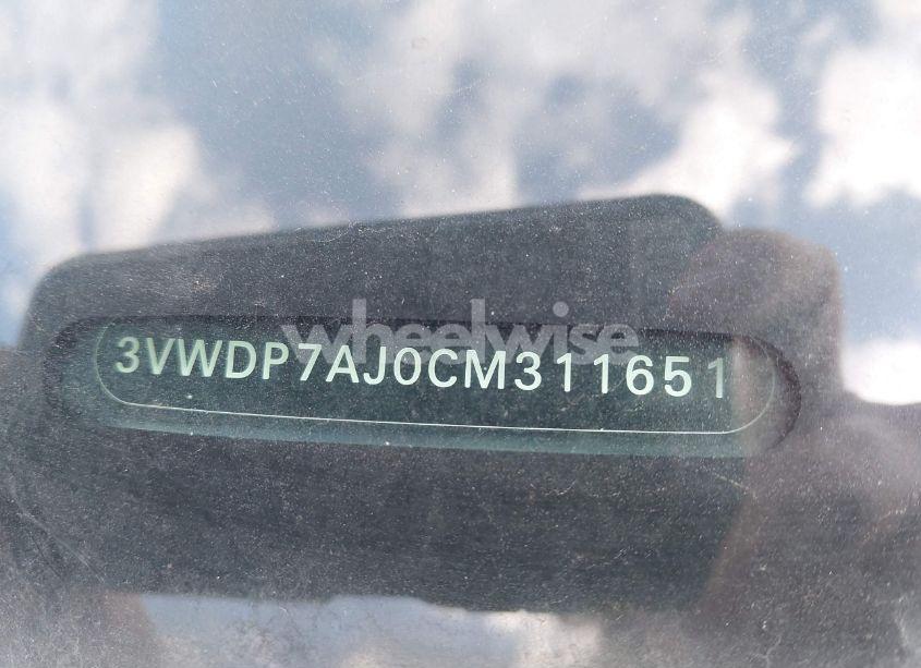 Photo 9 of 2012 Volkswagen Jetta 2.5L SE (VIN 3VWDP7AJ0CM311651)