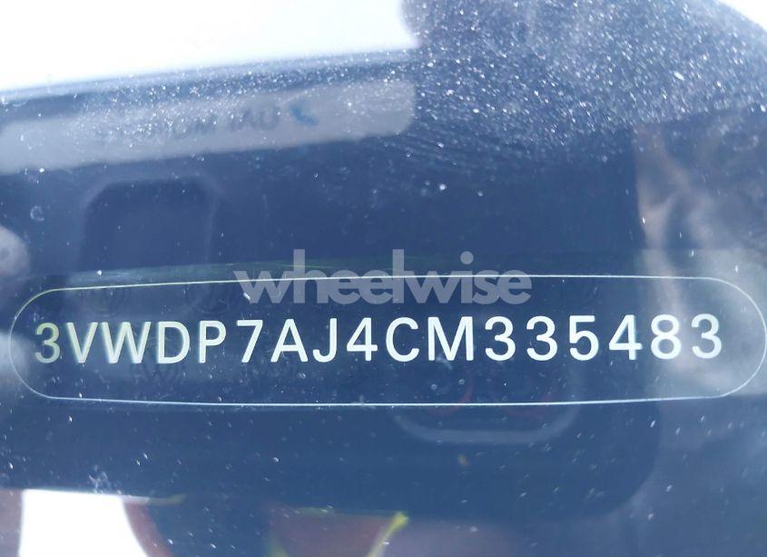 Photo 9 of 2012 Volkswagen Jetta 2.5L SE (VIN 3VWDP7AJ4CM335483)