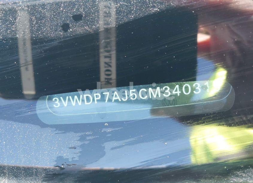 Photo 9 of 2012 Volkswagen Jetta 2.5L SE (VIN 3VWDP7AJ5CM340319)