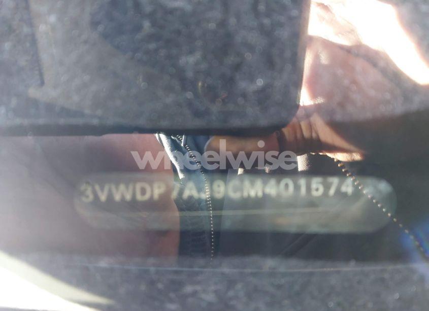 Photo 12 of 2012 Volkswagen Jetta 2.5L SE (VIN 3VWDP7AJ9CM401574)