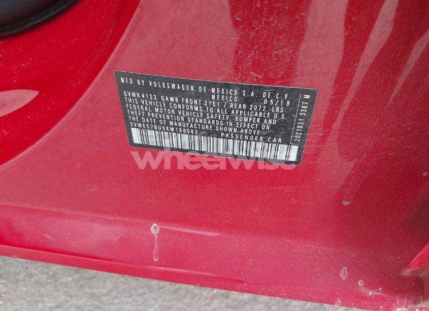 Photo 9 of 2019 Volkswagen Jetta 1.4T SEL (VIN 3VWE57BU6KM198063)