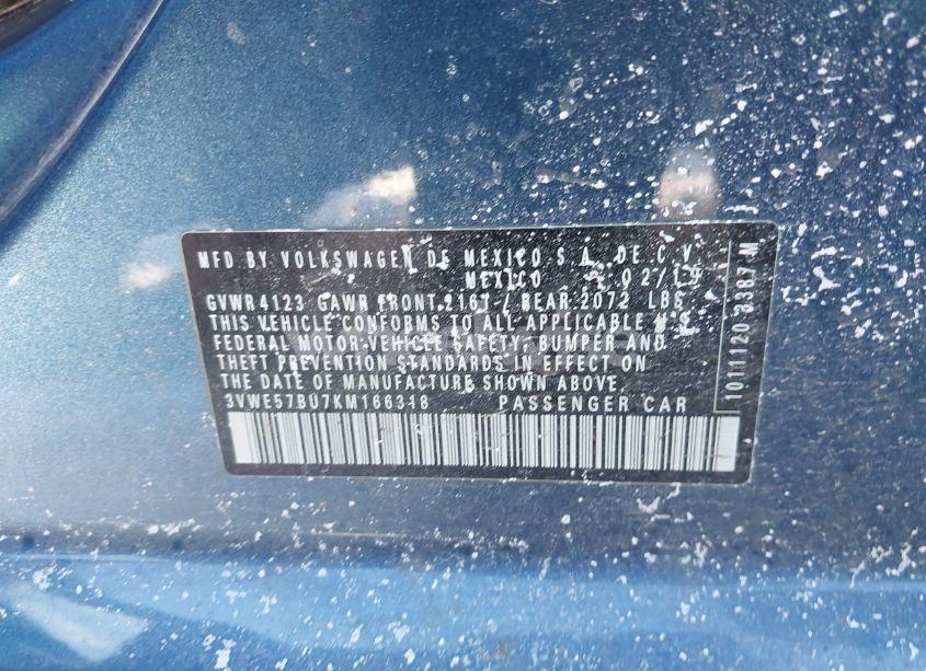 Photo 9 of 2019 Volkswagen Jetta 1.4T SEL (VIN 3VWE57BU7KM166318)