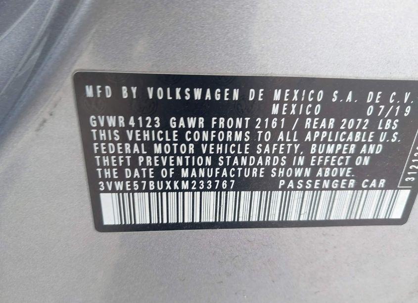 Photo 9 of 2019 Volkswagen Jetta 1.4T SEL (VIN 3VWE57BUXKM233767)