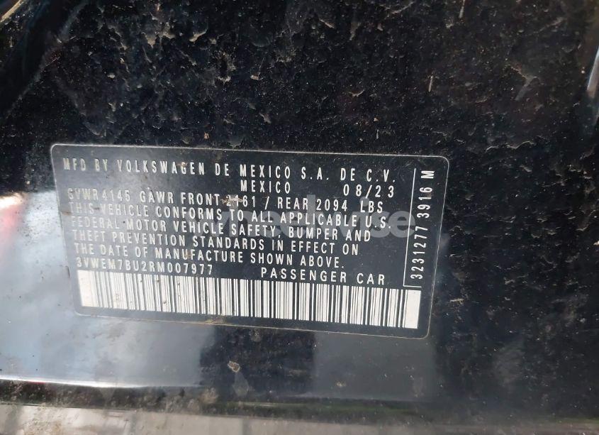 Photo 9 of 2024 Volkswagen Jetta 1.5T SE (VIN 3VWEM7BU2RM007977)