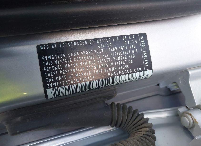 Photo 9 of 2014 Volkswagen Beetle 1.8T ENTRY (VIN 3VWF17AT8EM640628)