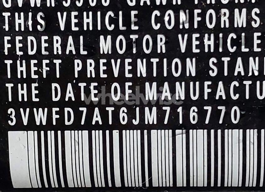 Photo 9 of 2018 Volkswagen Beetle S/COAST (VIN 3VWFD7AT6JM716770)