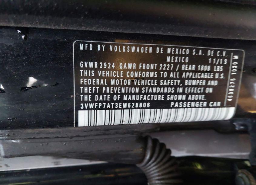 Photo 9 of 2014 Volkswagen Beetle 2.5L ENTRY (VIN 3VWFP7AT3EM628806)