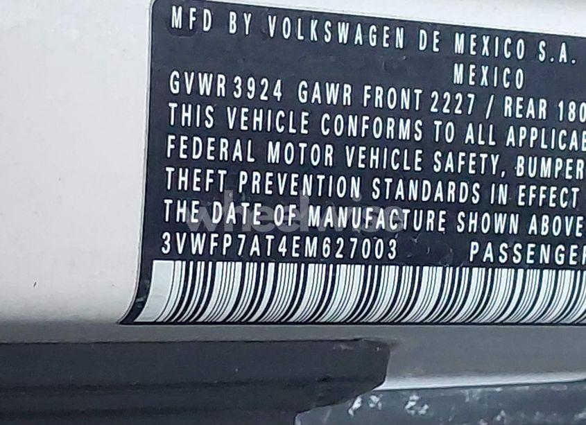 Photo 9 of 2014 Volkswagen Beetle 2.5L ENTRY (VIN 3VWFP7AT4EM627003)