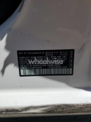 Photo 4 of 2022 VOLKSWAGEN JETTA SEL N/A (VIN 3VWGM7BU4NM026680)