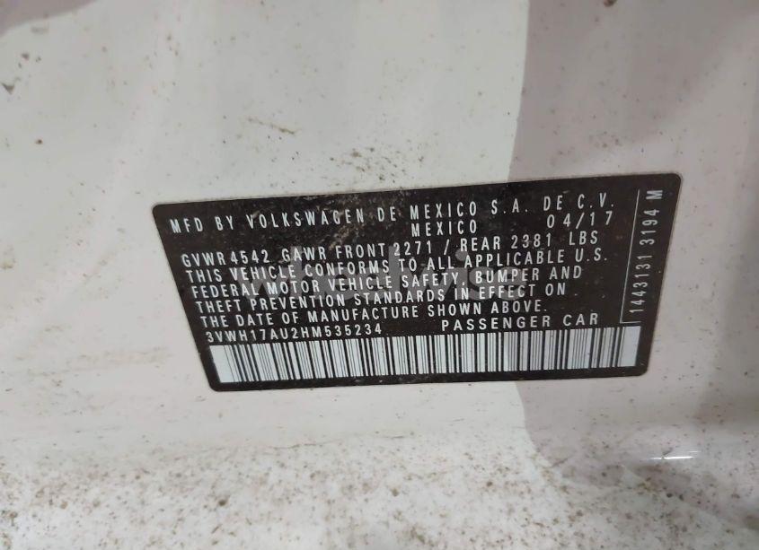 Photo 9 of 2017 Volkswagen Golf ALLTRACK TSI S/TSI SE/TSI SEL (VIN 3VWH17AU2HM535234)