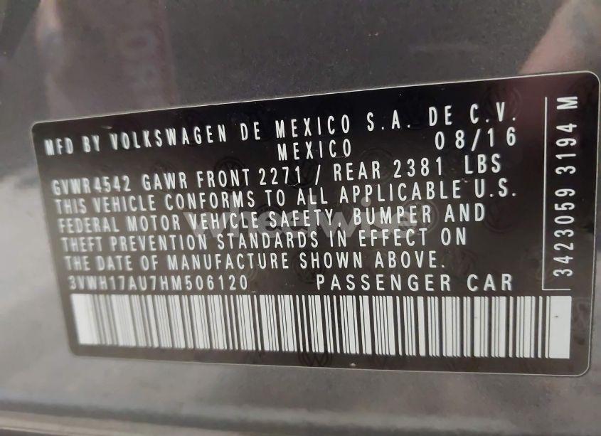 Photo 9 of 2017 Volkswagen Golf ALLTRACK TSI SEL (VIN 3VWH17AU7HM506120)