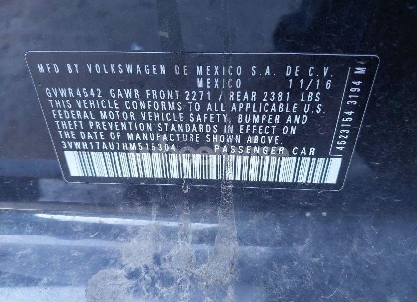 Photo 9 of 2017 Volkswagen Golf ALLTRACK TSI S/TSI SE/TSI SEL (VIN 3VWH17AU7HM515304)