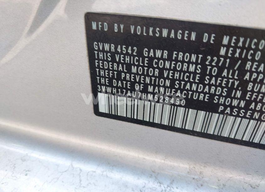 Photo 9 of 2017 Volkswagen Golf ALLTRACK TSI S/TSI SE/TSI SEL (VIN 3VWH17AU7HM528490)