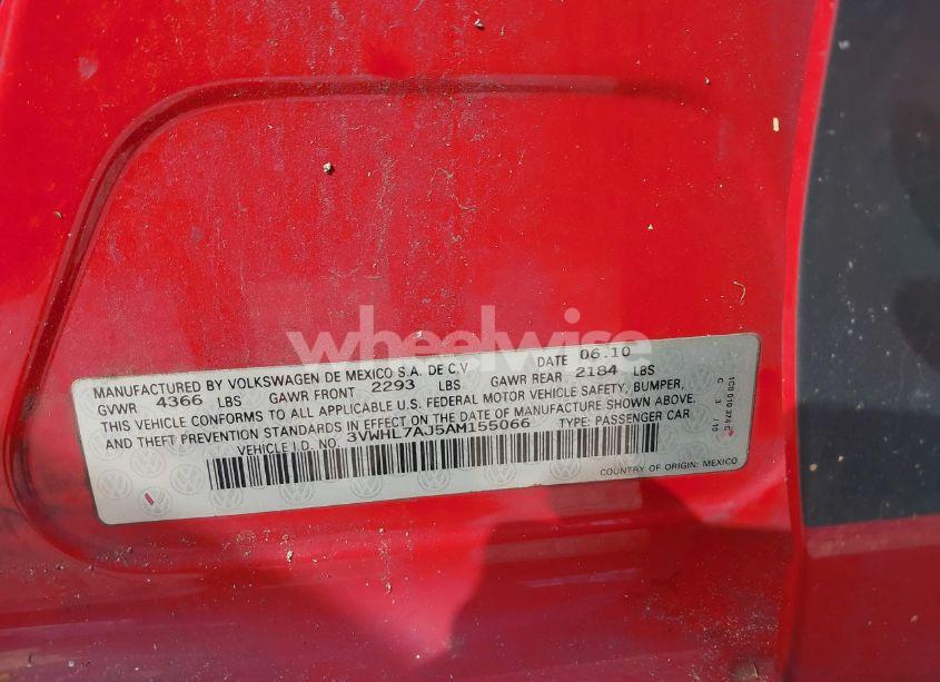 Photo 9 of 2010 Volkswagen Jetta TDI CUP EDITION (VIN 3VWHL7AJ5AM155066)