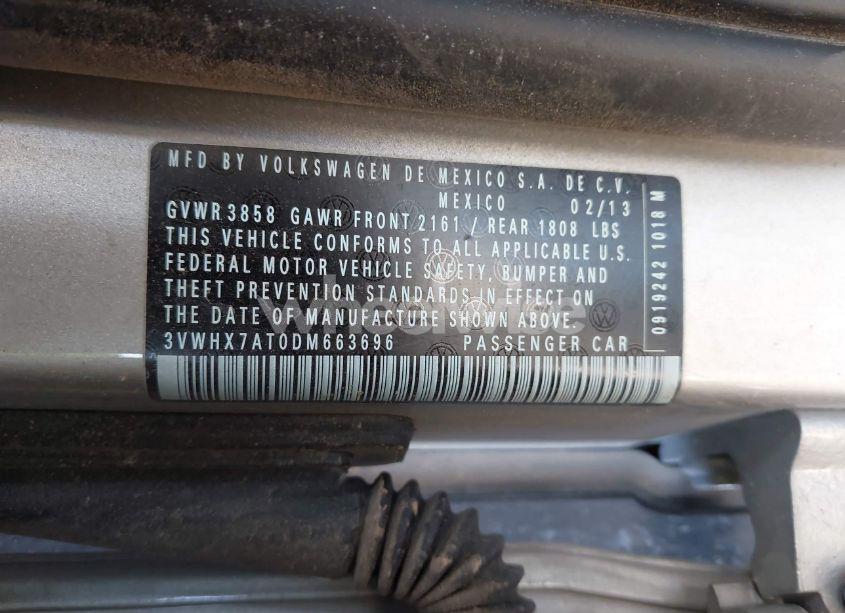Photo 9 of 2013 Volkswagen Beetle 2.5L (VIN 3VWHX7AT0DM663696)