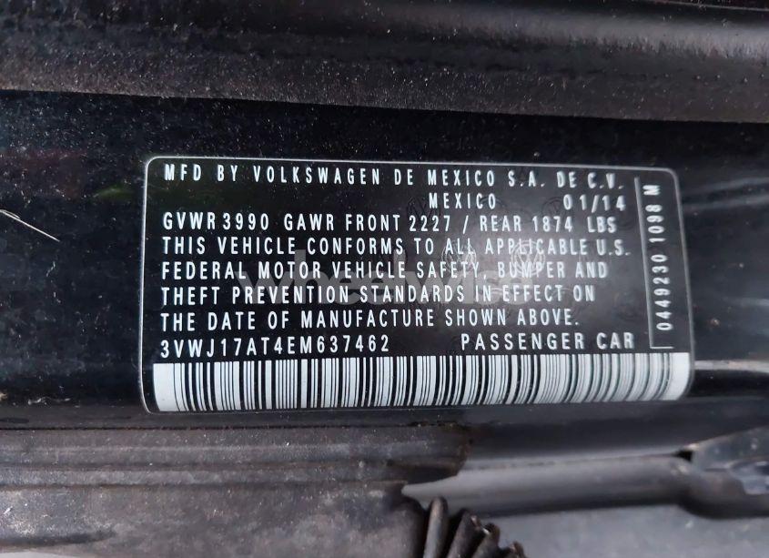 Photo 9 of 2014 Volkswagen Beetle 1.8T (VIN 3VWJ17AT4EM637462)