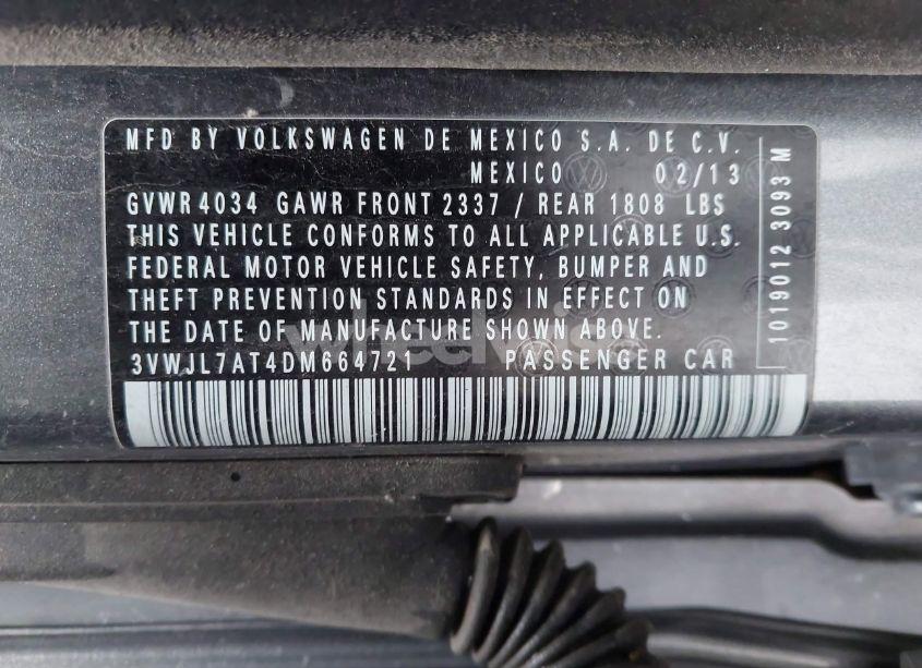 Photo 9 of 2013 Volkswagen Beetle 2.0L TDI (VIN 3VWJL7AT4DM664721)