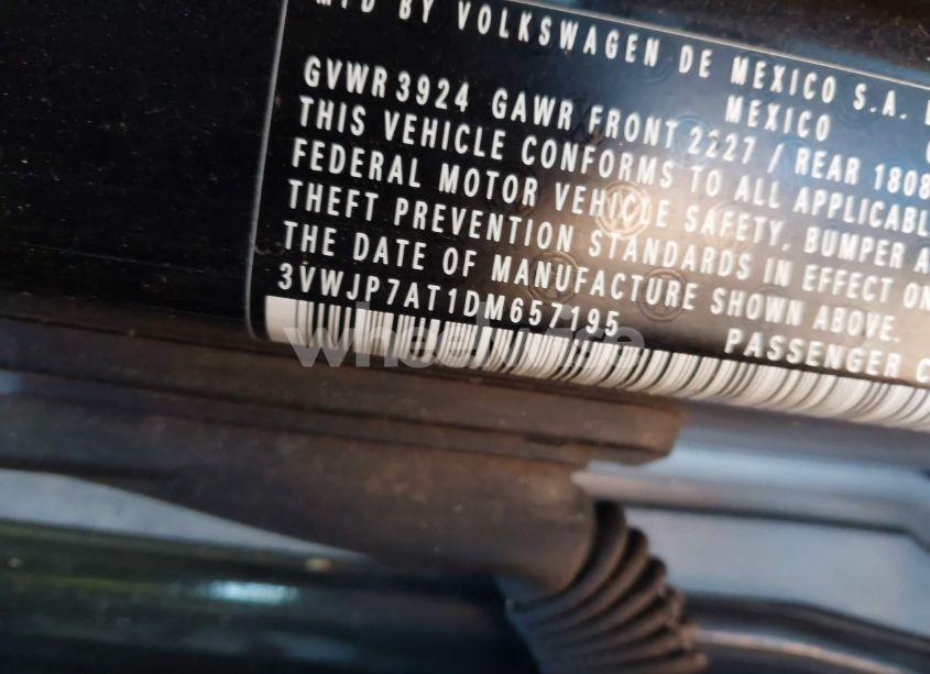 Photo 9 of 2013 Volkswagen Beetle 2.5L/2.5L FENDER EDITION (VIN 3VWJP7AT1DM657195)