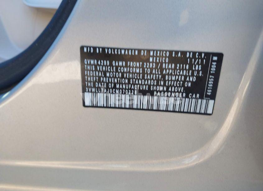 Photo 9 of 2012 Volkswagen Jetta 2.0L TDI (VIN 3VWLL7AJ0CM070228)