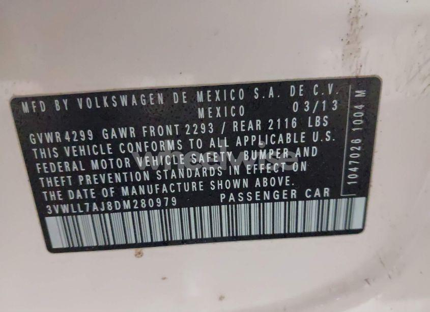 Photo 9 of 2013 Volkswagen Jetta 2.0L TDI (VIN 3VWLL7AJ8DM280979)