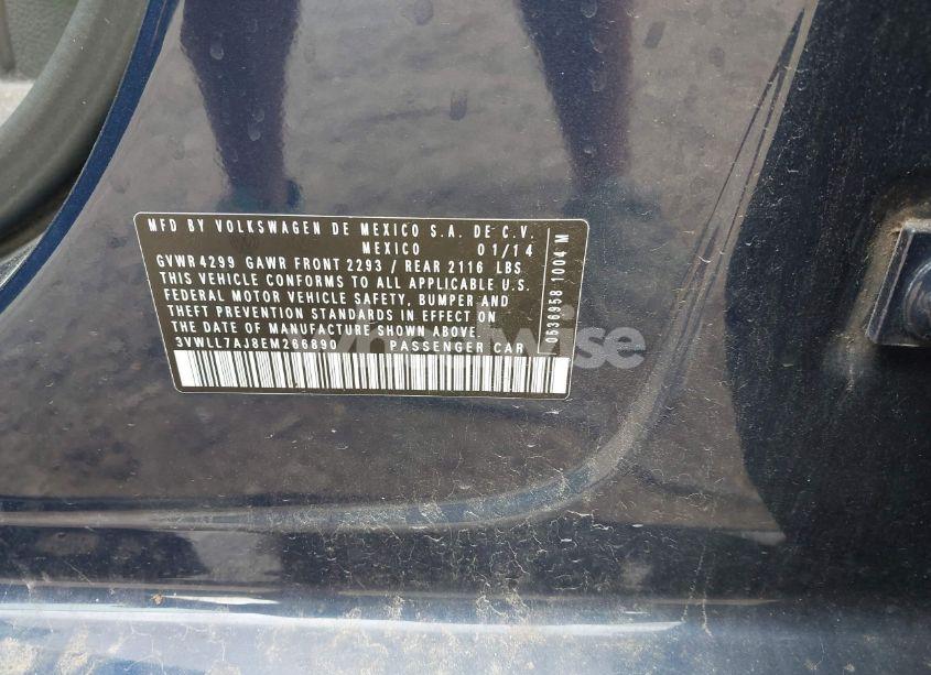 Photo 9 of 2014 Volkswagen Jetta 2.0L TDI (VIN 3VWLL7AJ8EM266890)