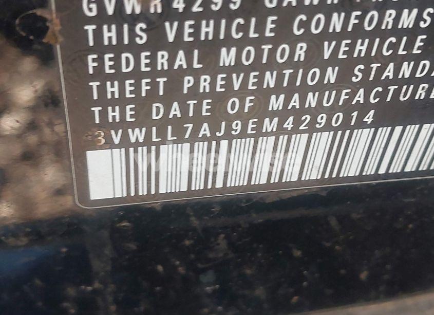 Photo 9 of 2014 Volkswagen Jetta 2.0L TDI (VIN 3VWLL7AJ9EM429014)