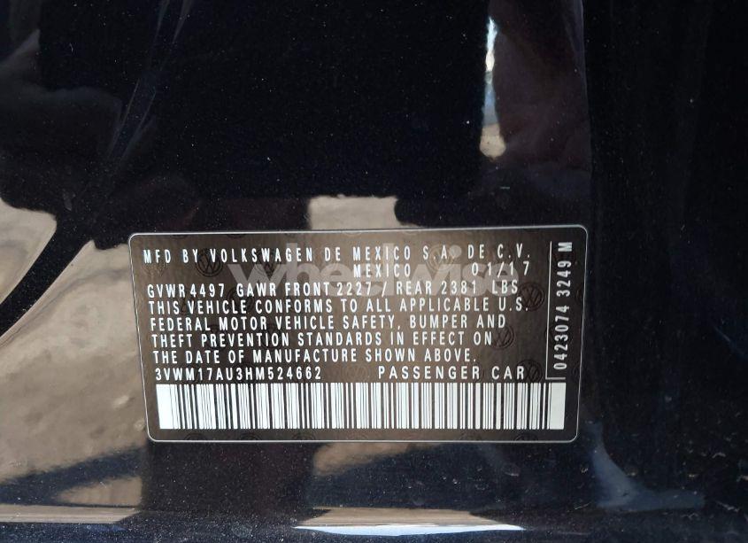 Photo 9 of 2017 Volkswagen Golf ALLTRACK TSI S/TSI SE (VIN 3VWM17AU3HM524662)