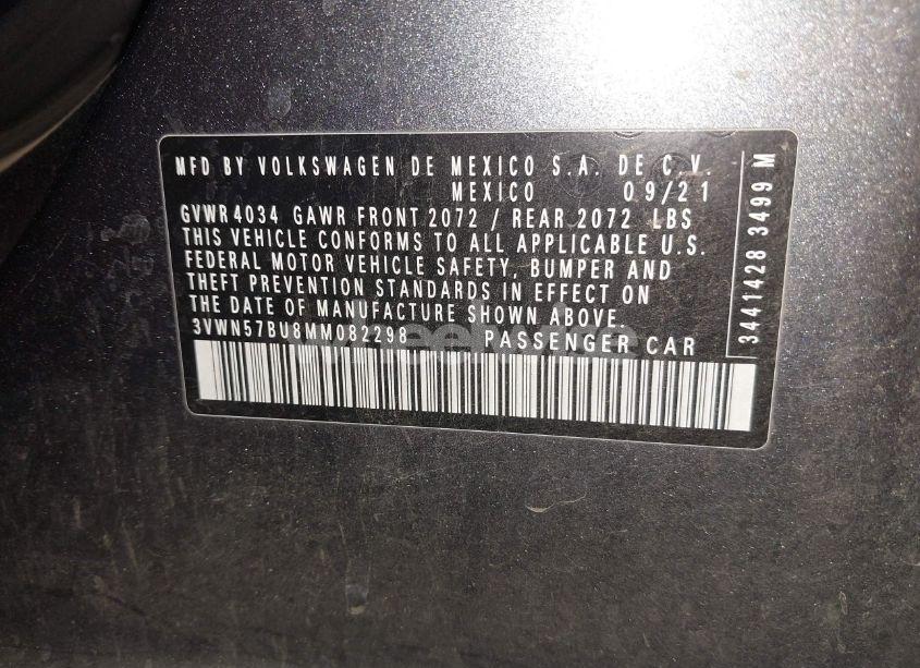 Photo 9 of 2021 Volkswagen Jetta 1.4T R-LINE/1.4T S (VIN 3VWN57BU8MM082298)
