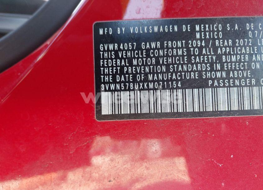 Photo 9 of 2019 Volkswagen Jetta 1.4T S (VIN 3VWN57BUXKM071154)