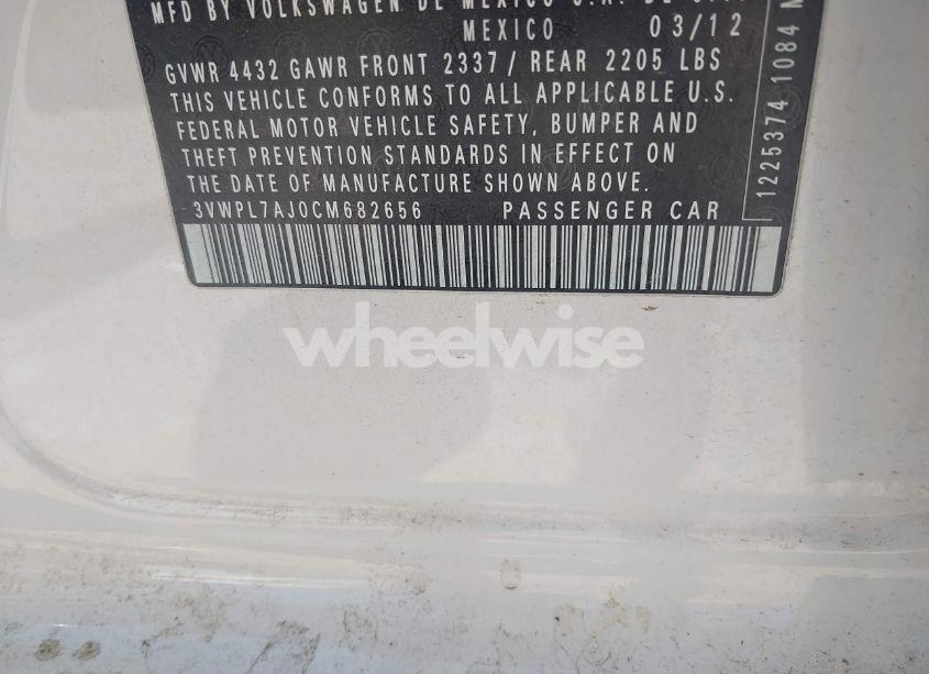 Photo 9 of 2012 Volkswagen Jetta SPORTWAGEN 2.0L TDI (VIN 3VWPL7AJ0CM682656)