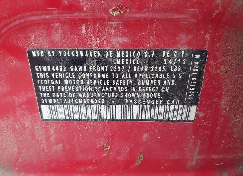 Photo 9 of 2012 Volkswagen Jetta SPORTWAGEN 2.0L TDI (VIN 3VWPL7AJ1CM689082)