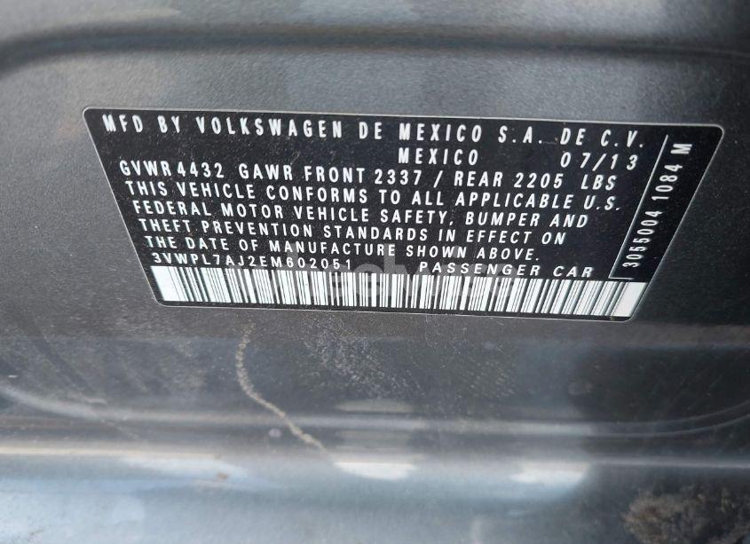 Photo 9 of 2014 Volkswagen Jetta SPORTWAGEN 2.0L TDI (VIN 3VWPL7AJ2EM602051)