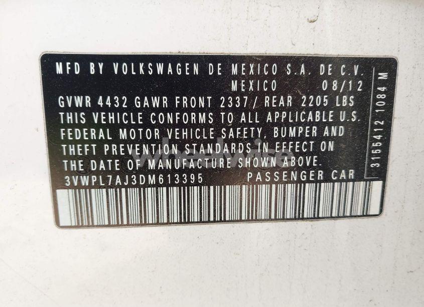 Photo 9 of 2013 Volkswagen Jetta SPORTWAGEN 2.0L TDI (VIN 3VWPL7AJ3DM613395)