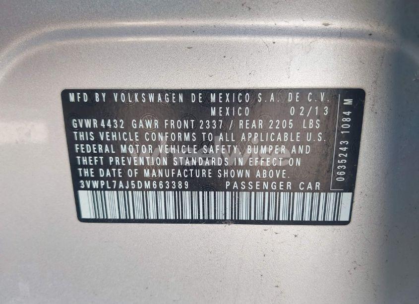 Photo 9 of 2013 Volkswagen Jetta SPORTWAGEN TDI W/SUNROOF (VIN 3VWPL7AJ5DM663389)