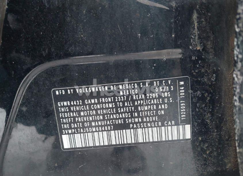 Photo 9 of 2013 Volkswagen Jetta SPORTWAGEN 2.0L TDI (VIN 3VWPL7AJ5DM684887)