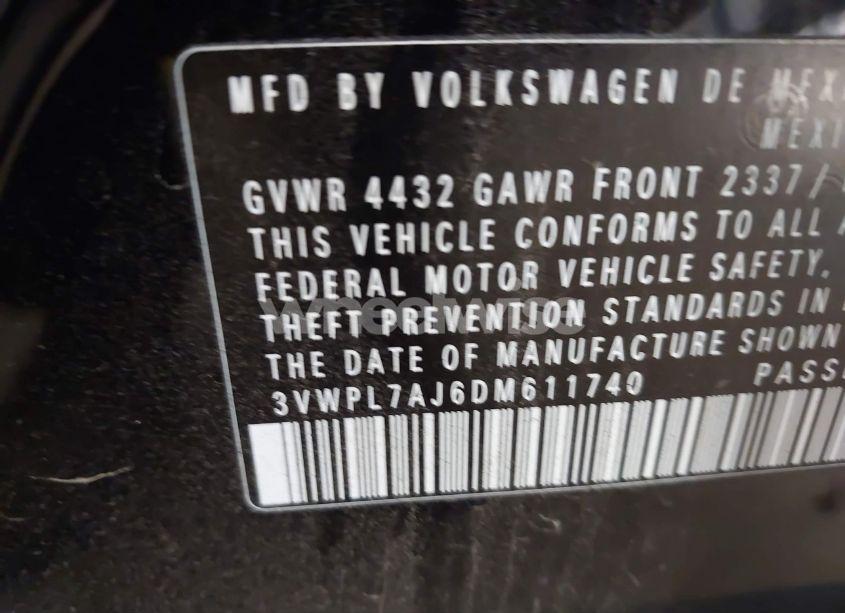 Photo 9 of 2013 Volkswagen Jetta SPORTWAGEN 2.0L TDI (VIN 3VWPL7AJ6DM611740)